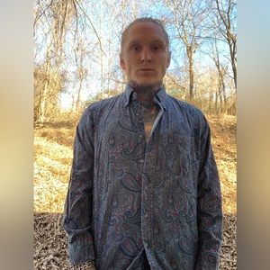Vintage Rosenbergs paisley button down
